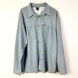 Rugged Exposure Long Sleeve Button Up Fishing Shirt Size XL